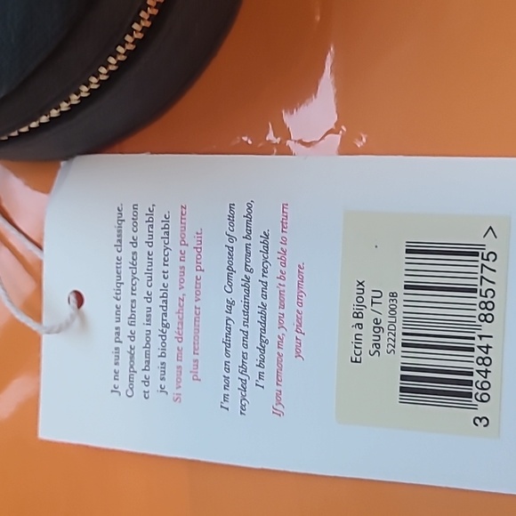 Nwt! Sezane jewelry case blue green - Picture 6 of 9